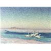 Image 1 : AXEL SJÖBERG 1866-1950 Svanar -, AXEL SJÖBERG 1866-1950 Svanar - Sandhamn Signerad och daterad...