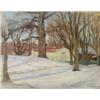 Image 1 : PRINS EUGEN 1865-1947 Grönt hus i snö - W., PRINS EUGEN 1865-1947 Grönt hus i snö - W. udden 19...