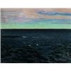 Image 1 : AXEL SJÖBERG 1866-1950 Havslandskap med, AXEL SJÖBERG 1866-1950 Havslandskap med änder Signerad...