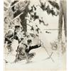 Image 1 : BRUNO LILJEFORS 1860-1939 Soldater i, BRUNO LILJEFORS 1860-1939 Soldater i vinterlandskap Signe...