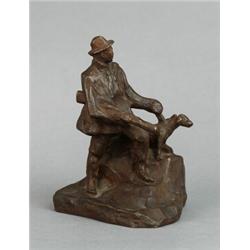 CARL ELDH 1873-1954 Jägaren - Bruno, CARL ELDH 1873-1954 Jägaren - Bruno Liljefors Signed C.J....