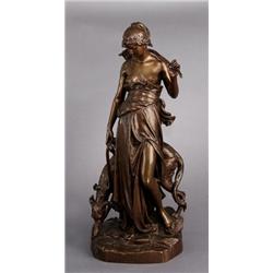 EUGÈNE-ANTOINE AIZELIN France 1821-1902 Nymphe, EUGÈNE-ANTOINE AIZELIN France 1821-1902 Nymphe...