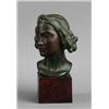Image 1 : OLOF AHLBERG 1876-1956 Flickhuvud Signed and, OLOF AHLBERG 1876-1956 Flickhuvud Signed and date...