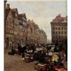 TOM PETER PETERSEN Denmark, 1861 -1926 Marknad, TOM PETER PETERSEN Denmark, 1861 -1926 Marknad...