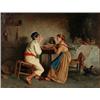 Image 1 : MICHEL CIARDIELLO Italy 1839- Flirt Signed M., MICHEL CIARDIELLO Italy 1839- Flirt Signed M. Ci...