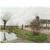 OLE RING Denmark 1902-1972 Fra, OLE RING Denmark 1902-1972 Fra landsbyen Signed and dated Ole R...