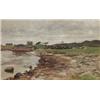 BERNDT LINDHOLM Finland, BERNDT LINDHOLM Finland 1841-1914 Kustlandskap Signed B.Lindholm. Oil...