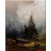 EDUARD SCHLEICH the Older Germany, EDUARD SCHLEICH the Older Germany 1812-1874 Alplandskap Sign...