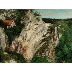 ERNEST BRIGOT France, 1836-, attributed, ERNEST BRIGOT France, 1836-, attributed to Paysage à l...