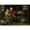 FLORA MAC DONALD REID England, FLORA MAC DONALD REID England 1880-1938 Interiör Signed and date...