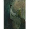 Image 1 : ELVI MAARNI Finland, born in, ELVI MAARNI Finland, born in 1907 Figurer Signed Maarni. Oil on c...
