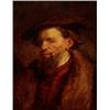 Image 1 : HANS CANON Austria, HANS CANON Austria 1829-1885 Mansporträtt Signed Canon. Oil on card board,...