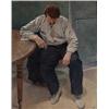 Image 1 : HENRY THUE Norway 1890-1921 I tankar Signed, HENRY THUE Norway 1890-1921 I tankar Signed and da...