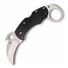 Image 2 : *NEW* SPYDERCO, Karahawk, Black G10 Handle, Hawkbill Plain w/Clip 716104009565