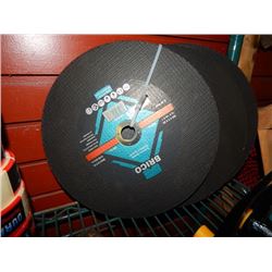 METAL CUTTING DISK - NEW - 10" - 2 PER LOT