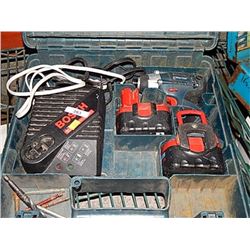 BOSCH 12 VOLT IMPACT DRILL KIT - PS