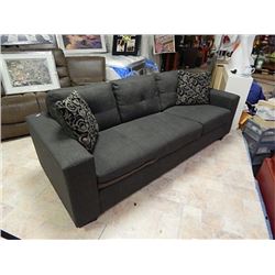 NEW-UPHOLSTERED SOFA -GREY