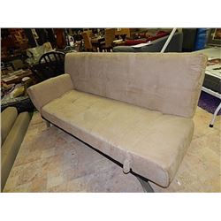 MICROFIBER UPHOLSTER CLICK-CLACK CONVERTABLE SOFA/BED
