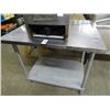 Image 1 : S/S 2' x 3' Table w/Undershelf