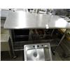 Image 1 : Metro Base Bullnosed 4' Rolling Table w/Undershelf
