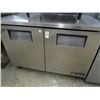 Image 1 : True Refrigerated S/S Worktop 2 Door - Tested at 23 deg. - Needs Thermostat