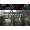 Image 2 : S/S Isolated 4 Comp Sink w/Wand, Drainboards/Levers