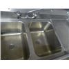 Image 3 : S/S Isolated 4 Comp Sink w/Wand, Drainboards/Levers