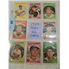 Image 1 : 8 BASEBALL CARDS 1959 TOPPS AS SHOWN