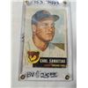 Image 3 : PAIR 1953 TOPPS BASEBALL CARDS SAWATSKI JEFFCOAT