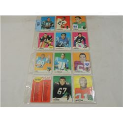 12 SPORTS FOOTBALL CARDS CHECKLIST INCLUDED