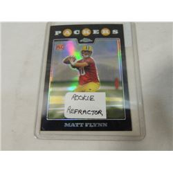 MATT FLYNN FOOTBALL SPORTS CARD ROOKIE REFRACTOR