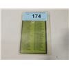 Image 2 : 1969 FOOTBALL CARD TOPPS CHECKLIST CLEAN