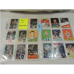 25 OLD TOPPS BASKETBALL CARDS MIXED YEARS NICE!!