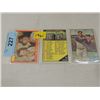 Image 1 : 3 CARD BASEBALL LOT 1961 CHECKLIST MORE!!