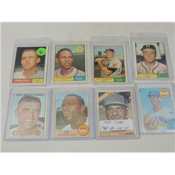 8 TOPPS BASEBALL CARDS VINTAGE CUBS 1961 68 66 67