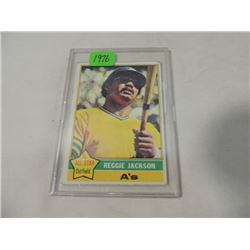 1976 TOPPS REGGIE JACKSON #500 BASEBALL CARD