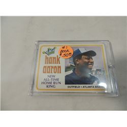 1974 TOPPS BASEBALL CARD HANK AARON #1