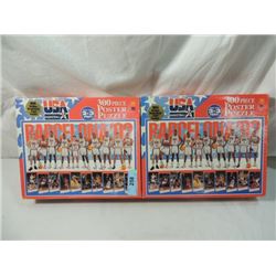 TWO BRAND NEW OLYMPICS 1992 DREAM TEAM PUZZLES