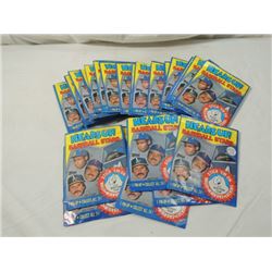 HEADS UP BASEBALL STARS WITH 24 CARDS IN PACKAGES