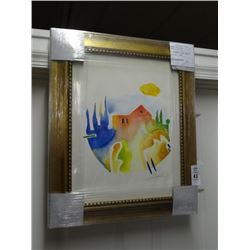 Untitled Framed Watercolor by A. Gockel