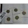 Image 1 : 1915 - 1920-D - 1923-S - 1925-D - 1928-D  Buffalo Nickels