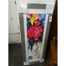 Untitled Floral Framed Water Color by A. Gockel