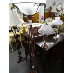 Floor Lamp & Table Lamp Set