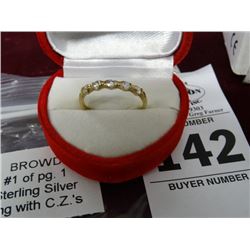 Sterling & CZ Ring