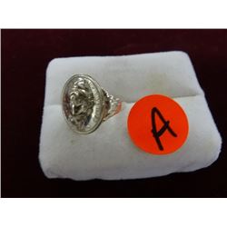 1914 Silver Coin Ring