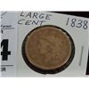 Image 1 : 1838 Large Cent