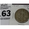 Image 1 : 1940 Liberty Half Dollar (Silver)