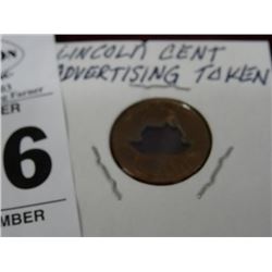 Lincoln Cent Advertising Token