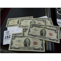 Pack of 10 $2 Red Seal Notes
