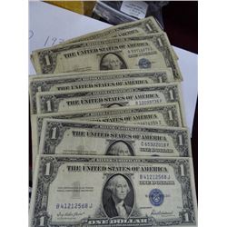 Pack of 10 $1 1935 Silver Certificates